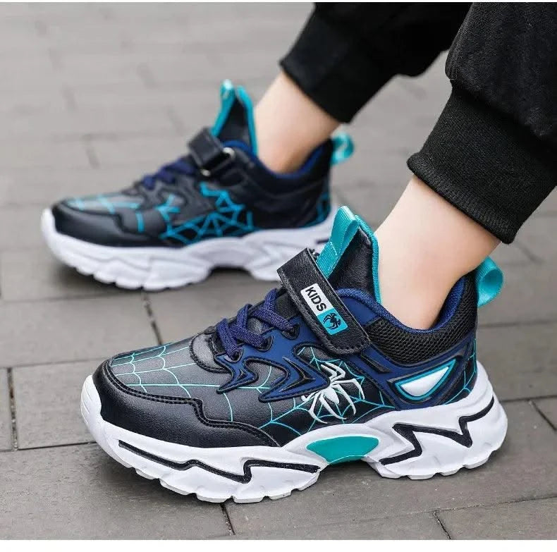 Children Boys Shoes School Sports Fashion Leather For Kids Tennis Casual Sneakers Children's Boy Running 7-12 Years Walking Shoe