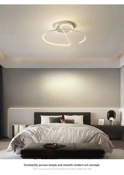 Living Room Lamp LED Chandeliers Indoor Lighting Light Fixture Kitchen Lustre Lamps White Chrome Lamp Fixture Home
