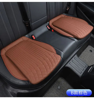 54cm Breathable Car Seat Cushion Luxury Leather Commercial Vehicle Non-slip Support Pad Universal High Rebound Sponge Seat Cover