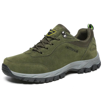Outdoor Mountain Hiking Boots 2025 Autumn New Men's Non Slip Climbing Trekking Walking Hunting Tactical Rubber Sneakers