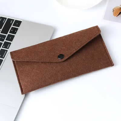 Felt Envelope Mobile Phone Bag Storage Pouch Wallet Credit Card Holder Business Change Purse Bag Thin Wallet Card Holde
