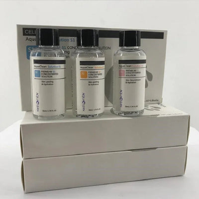 Facial Serum Clean Solution 50ml 3 Bottle/Set Solution For  Dermabrasion Skin Care Machine Care Salon Moisture Cleaner Machine