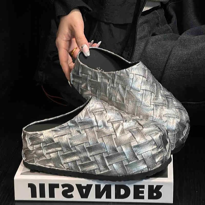 Women Mules Shoes Flats Platform Slippers Summer Sandals Designer Woman 2025 Trend Slingback Flip Flops Casual Sneakers Mujer