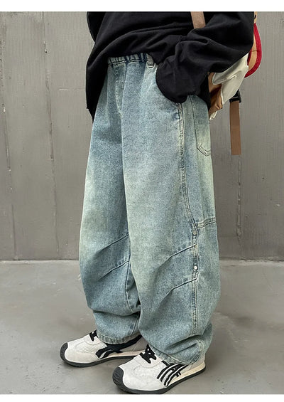High Quality Luxury Kids Designer Jeans Pants for Children Boy Loose Straight Stylish Denim Trousers 4 5 6 7 8 9 10 11 12 13 14Y
