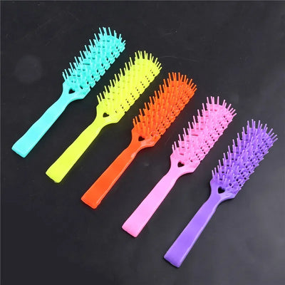 Vent Brush Hair Brush 7 Row Vent Brush With Ball Tipped Bristles for Wet Short Curly Straight Hair Blow Drying Quickly