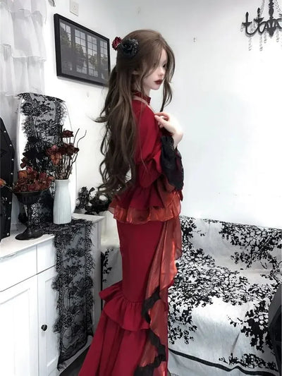 French Vintage Dress Women Lace Retro Elegant Evening Party Dress Female Sleeveless Chic Midi Dress 2025 Fashion Summer New