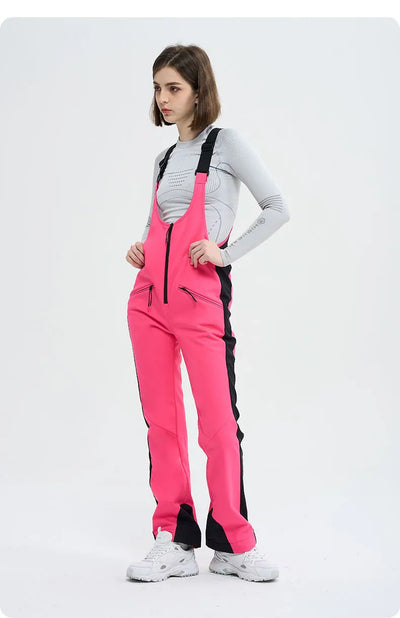 HIGH EXPERIENCE Ski Pants for Women Waterproof Camping Hiking Outdoor Thick Warm Skiing Snowboarding Winter Ski overalls