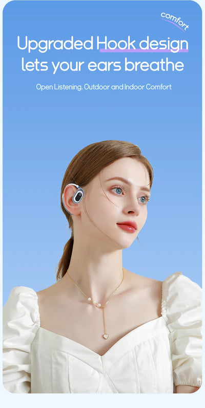 Wireless Earbuds, New 50H Bluetooth 5.4 Headphones Sport, HiFi Stereo Sound Wireless Earphones with Earhooks, IP7 Waterproof Ear