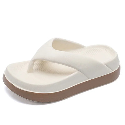 Platform Flip Flops for Women, Outdoor Beach Sandals 2025 Popular Design Non-slip Slippers Comfortable, Soft And Thick Sole