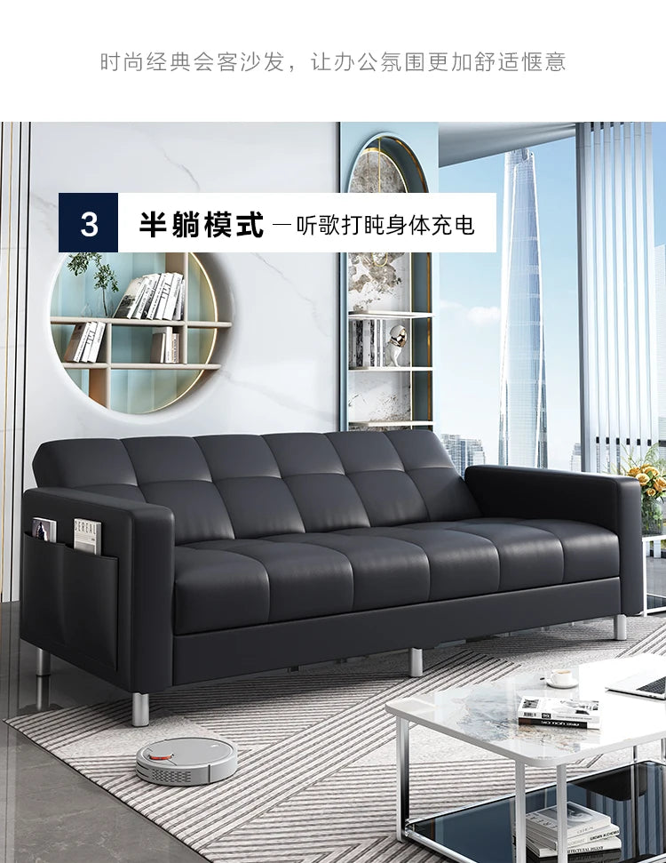 Black Living Room Sofa Bed Foldable Sectional Corner Modern Sofa Designer Elegant Muebles Para Habitacion Home Furniture
