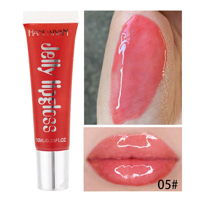 Candy Shades Moisturizing Lip Gloss Lip Oil Makeup Shinny Nutritious Liquid Lip Glosses Cherry Jelly Oil Clear Lipgloss