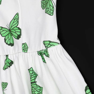 Summer New Women Dresses Streetwear Fashion Butterfly Print V-Neck Dress Sexy Female Backless Knitted Dress Casual Slim Clothing