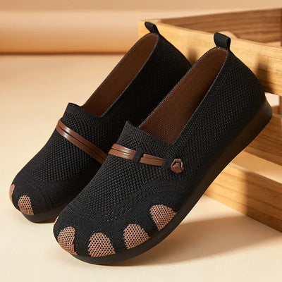 2025 Slip-On Casual Shoes for Women Soft Sole Spring New Style Walking Flats Ladies Leisure Comfortable Shoes Mom Sneakers
