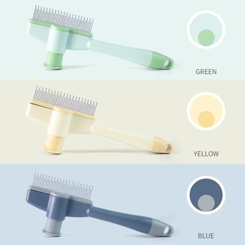 Cat Grooming Massage Brush Pet Comb Professional Open Knot Pet Hair Removal Brush Durable kitten comb Pet Accessories