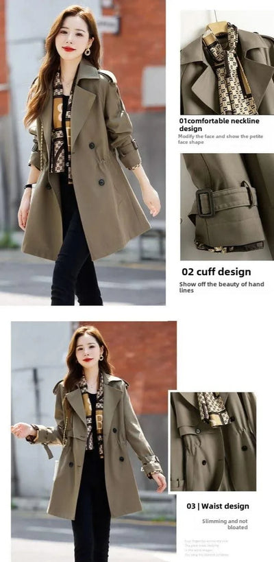 High Quality Women's Windbreaker Jackets  Coat Spring Autumn