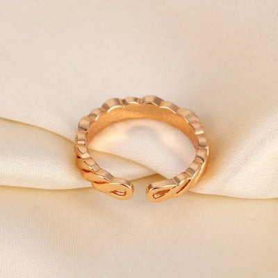 Luxury W Letter Ring - Gold Plated with Row Diamonds, Elegant Adjustable Statement Piece, Dainty Feminine Jewelry