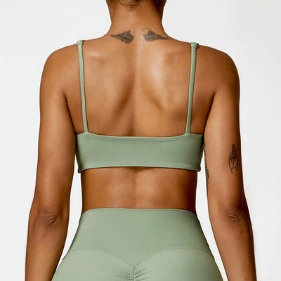 Women Underwear Sports Bras For Fitness Yoga Running Jogging Gym Wear Stretch Padded Sling Sport Top  Athletic Vest Yoga Bra