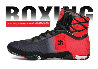 2025 New Wrestling Shoes for Men Non Slip Breathable Boxing Sneakers Wrestling Training Shoes Wear-Resisting Combat Sneakers
