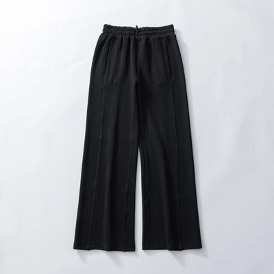 Women's Wide Leg Yoga Ninth Pants High Waisted Joggers Casual Sweatpants Pockets Sports Clothes Pilates Tracksuit Baggy Pants