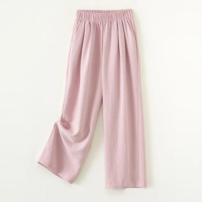Women's wide-leg pants: new spring and autumn styles for versatile sports casual pants.