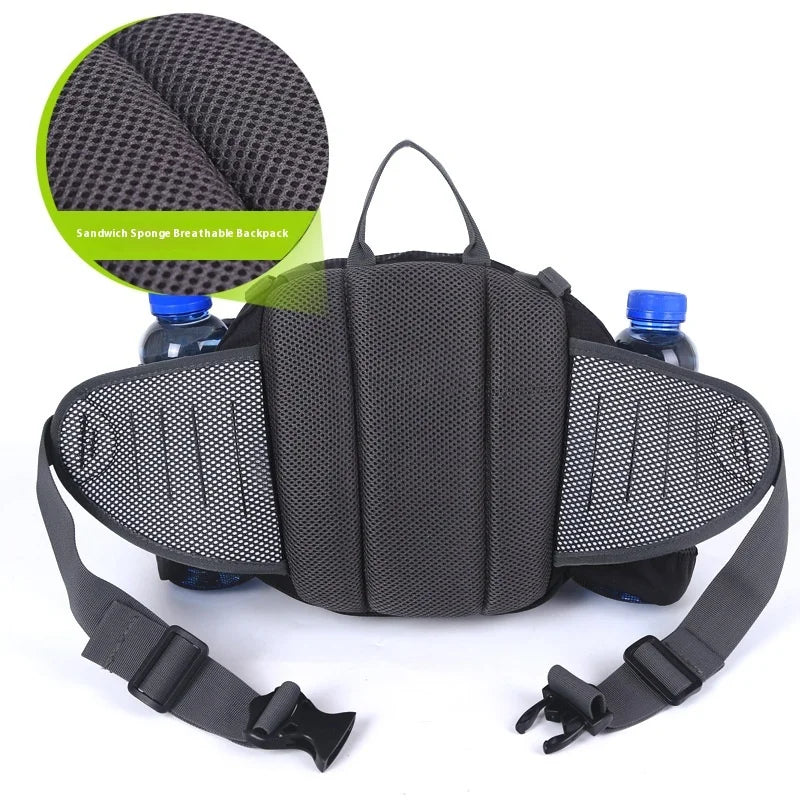 10L Sports Wais Bag Outdoor Nylon Shoulder Bag Crossbody Travel Cycling Bicycle Riding Running Handbags Climbing Men's Bags