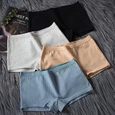 Women Boxers Underwear Boyshort Cotton Ladies Safety Pants Female Seamless Underpants Solid Cozy Boyshorts sexy lingerie 2025