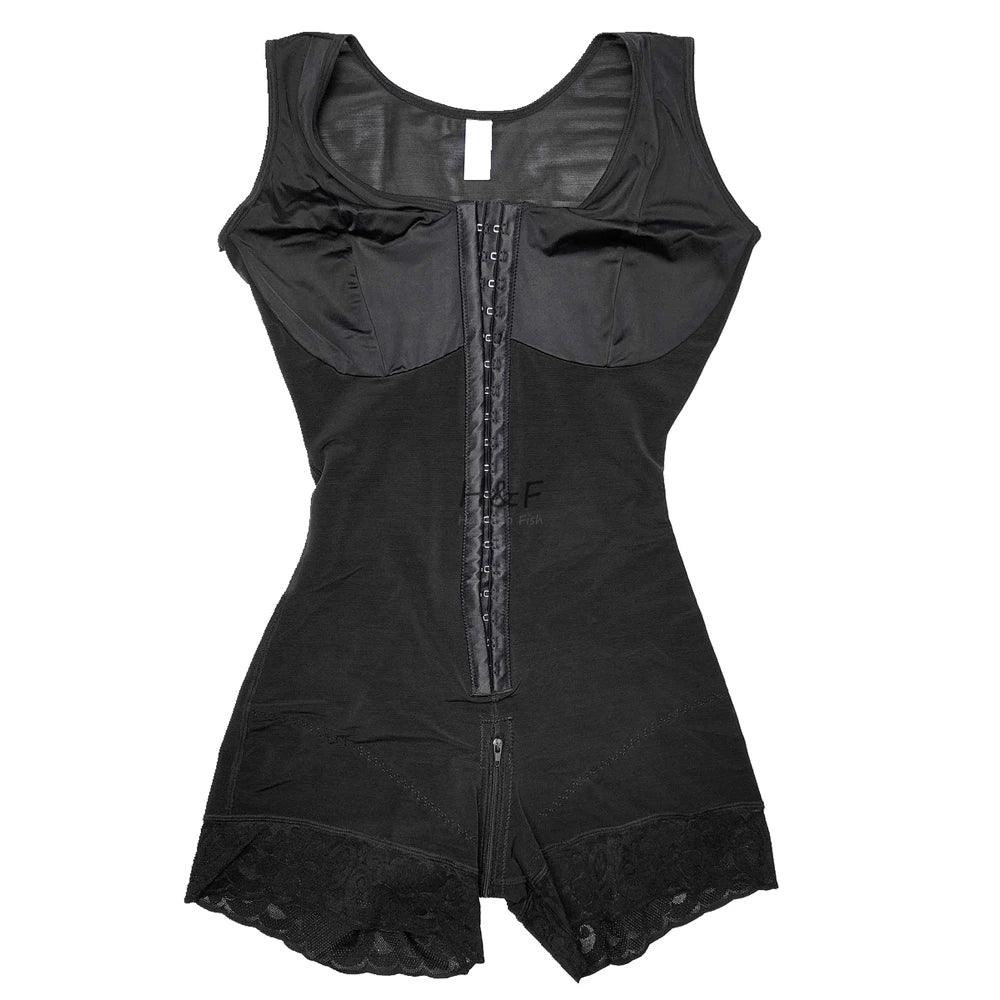 Full Body Shaper High Compression Shapewear Girdle With Brooches Bust For Postpartum Slimming Sheath Belly Fajas Colombianas