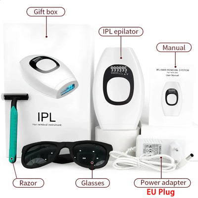 Hair Removal Electric Laser Depilator Whole Body Pubic Bikinis Depilator Remover Permanent Women Hair Removal Home
