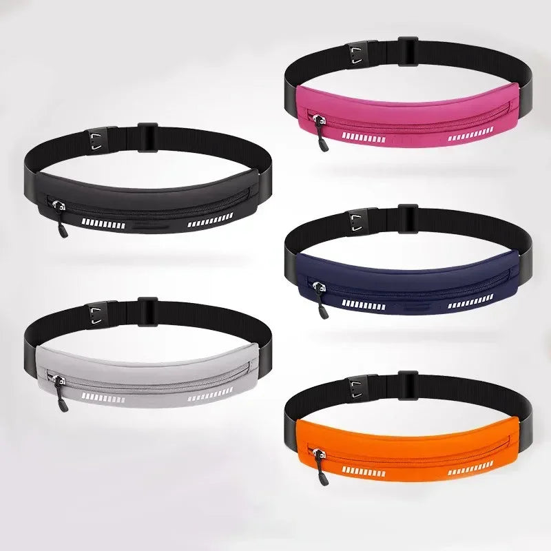 Men Women Waistbag Marathon Running Outdoor Riding Fitness Waterproof Phone Sport Male Female Belt Waist Bags  Sport Accessories
