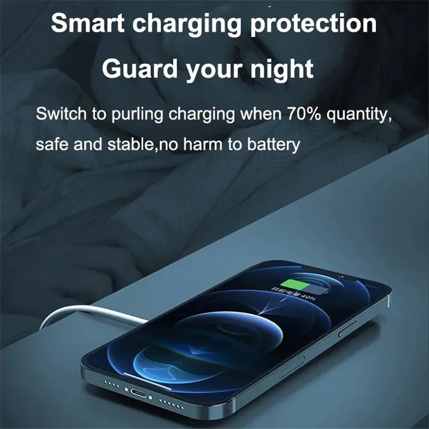 Magnetic Wireless Charger Fast Charging Pad Stand for iPhone 16 15 14 13 12Pro Max Airpods PD USB A Phone Chargers Dock Station