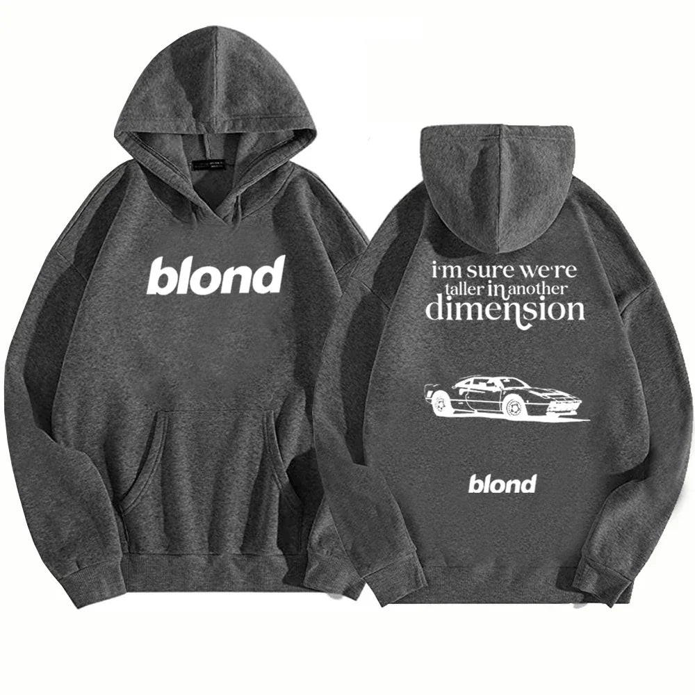 Frank Ocean Blond Album Hoodie Frank Ocean White Ferrari Music Women Men Harajuku Long Sleeve Sweatshirts