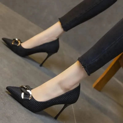 Non Slip Casual Ladies High Heeled Pump Shoes | Elegant Hot Trendy Women's Shoes