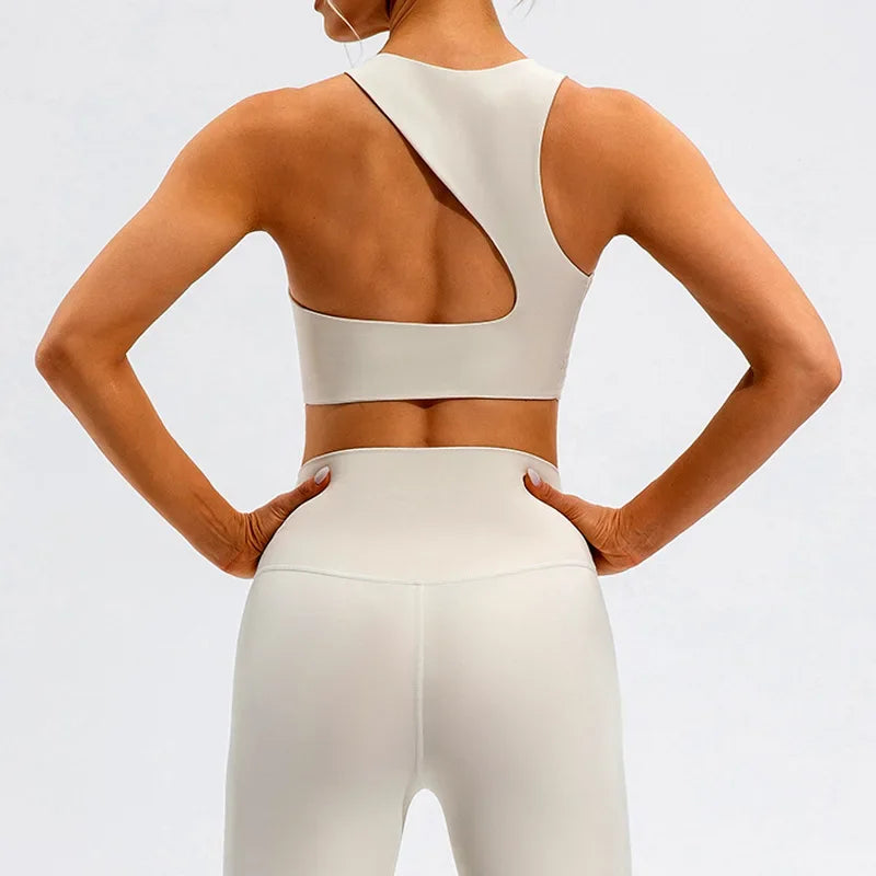 Women Yoga Set  2 Piece Workout Sportswear Gym Clothing Fitness Crop Top High Waist Push Up Leggings High quality Sports Suits