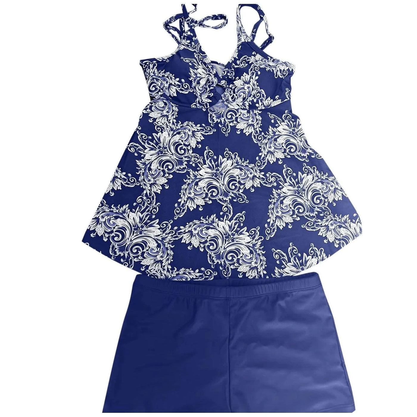 Summer Period Swimwear For Teens Bikini Women'S Print Split Swimsuit Fashion Swimwear Beachwear Solid Beachwear Biquini New