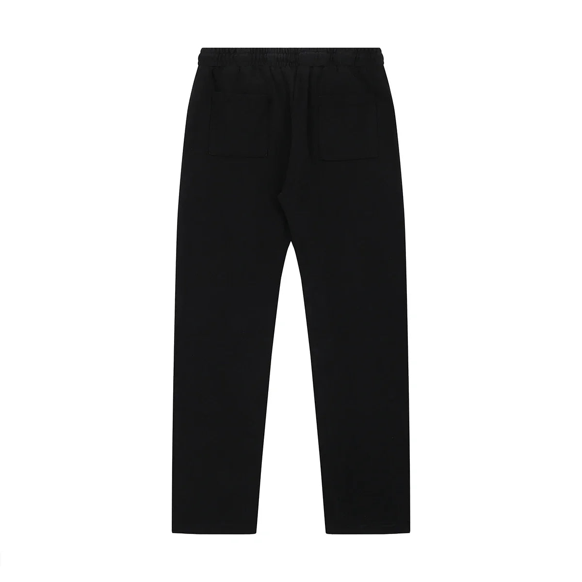 High Street Logo Embroidery Baggy Terry Sweatpants for Men and Women Joggers Loose Casual Sweat Pants Drawstring Trousers