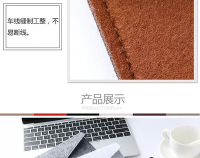 Felt Envelope Mobile Phone Bag Storage Pouch Wallet Credit Card Holder Business Change Purse Bag Thin Wallet Card Holde
