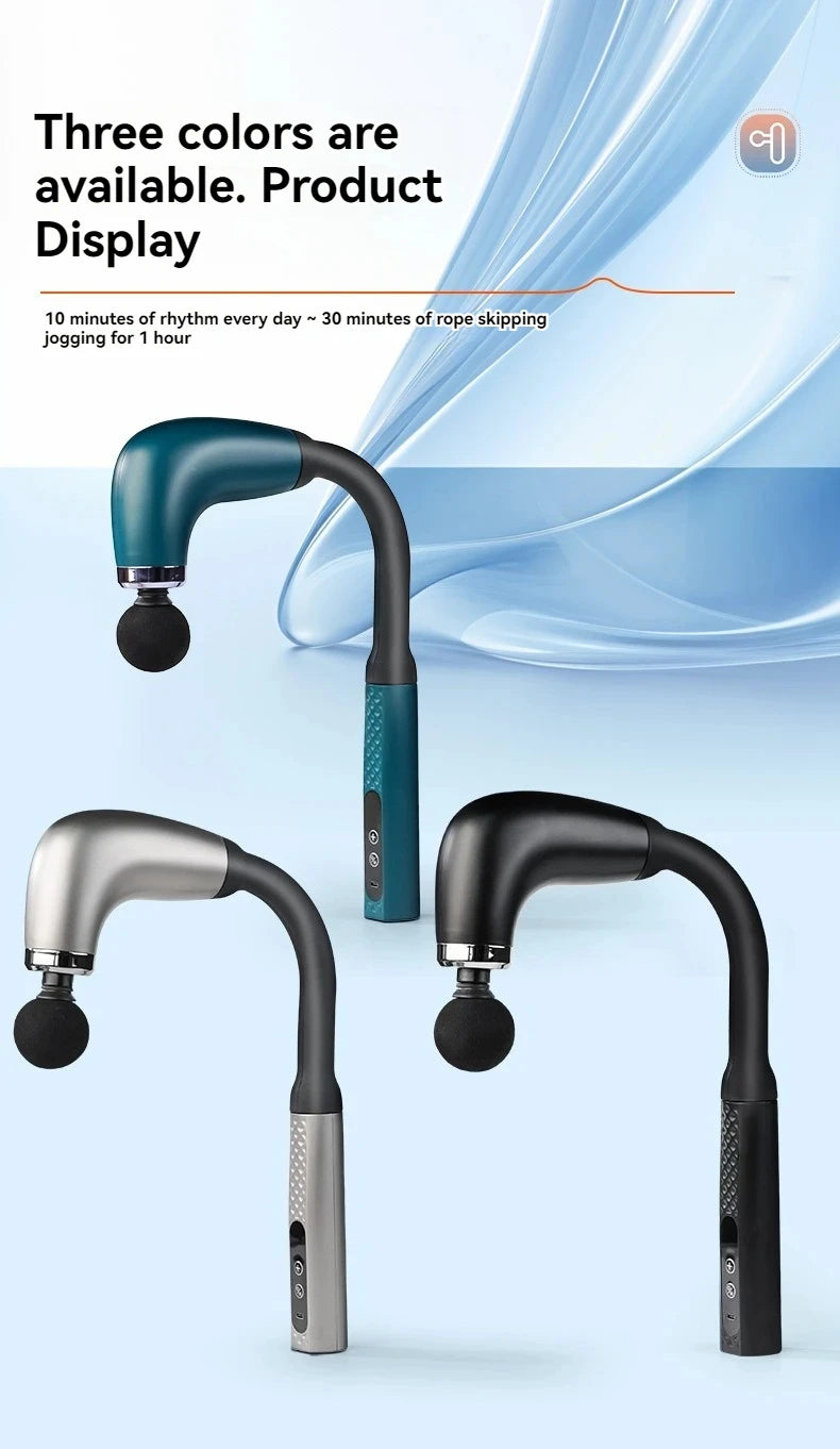 Smart Massage Gun Electric Massager Massage Hammer Rechargeable Home Handheld Hammer Back Artifact Body Massager