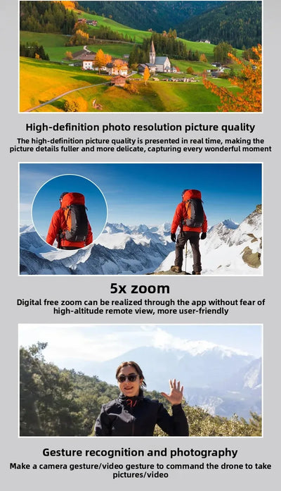new product Q7 three-axis gimbal high-definition aerial photography drone automatically returns and remotely controls avoidance