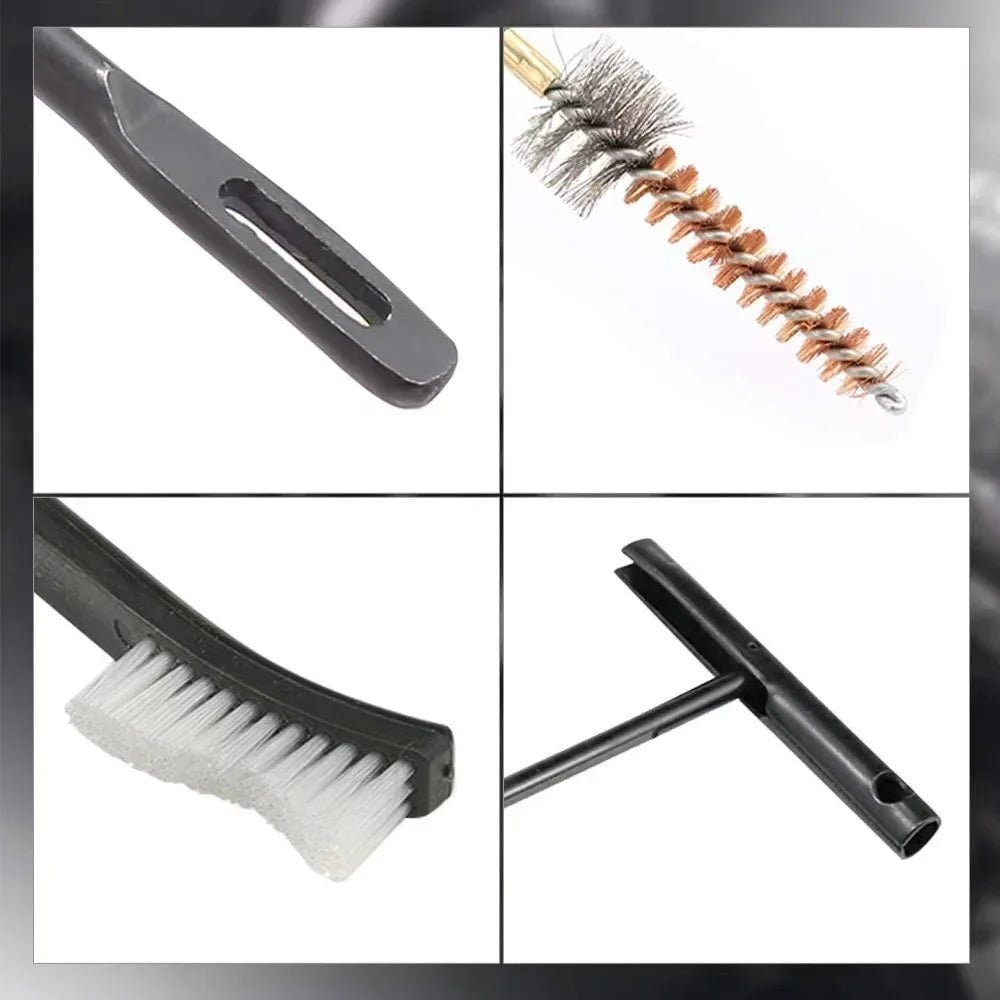 12 piece metal cleaning tool set, brush cleaning brush, cleaning and maintenance tools