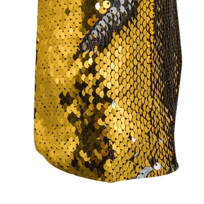 Men's Suit Shiny two-tone sequin shawl Collar suit Men's Wedding Groom Singer Dance Sequin Suit Jacket DJ Club Stage Men's suit