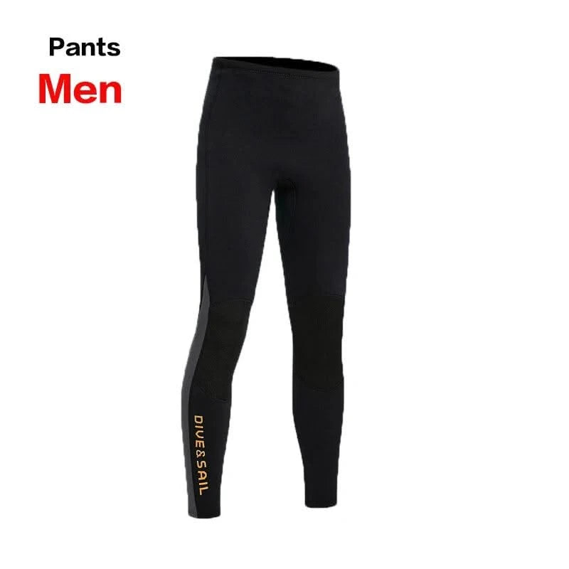 Wetsuit 3MM Neoprene Men Long Sleeve Split Wetsuit Warm Jacket Pants Plus Size Women Swimsuit Scuba Diving Snorkeling Surf Suit