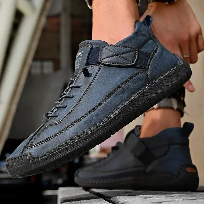 Men's Loafers Are Comfortable Easy To Wear High-quality Design Fashionable Lace Up Shoes Outdoor Walking Casual Fashion Shoes