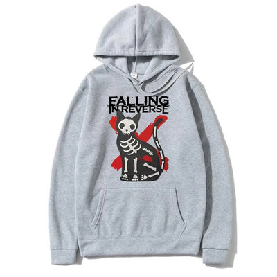 Men's and women's casual sweatshirts fall on reverse cat graphics hooded retro street wear cotton spring and summer new models