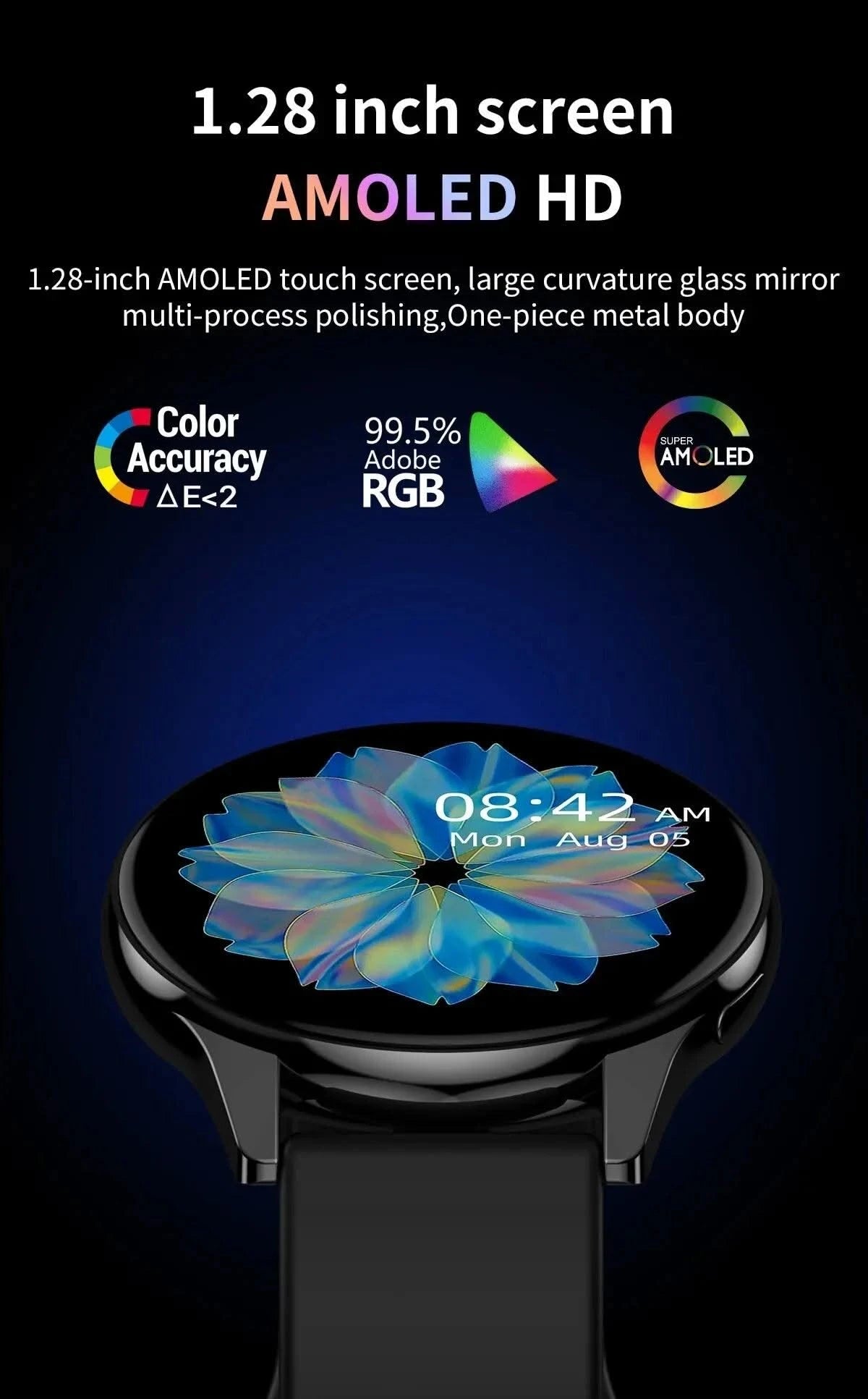 LIGE Women Bluetooth Call Smart Watch HeartRate Blood Pressure Monitoring Smartwatches Waterproof Men Smartwatch For Samsung IOS