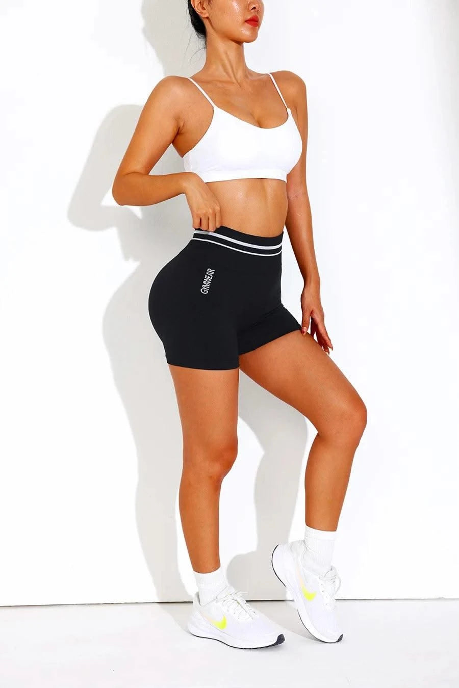 Activewear Women High Waist Yoga Shorts
