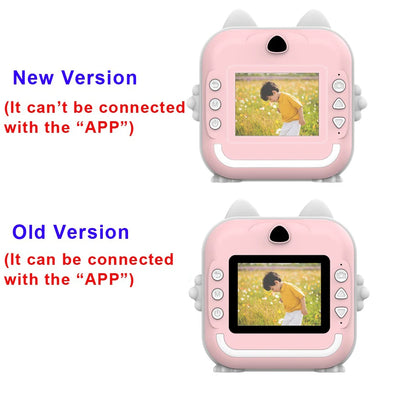 Digital Children Camera For Photography Instant Print Photo Kids Camera Mini Thermal Printer Video Educational Toys Gift