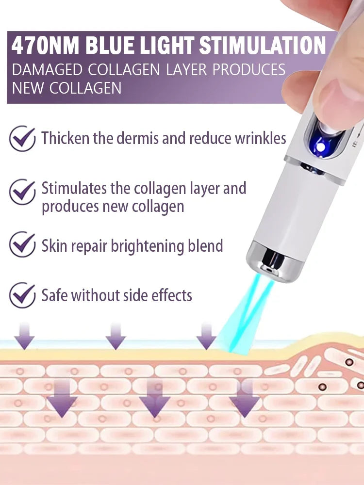 Electronic anti-wrinkle stretching whitening portable beauty care equipment for women and man