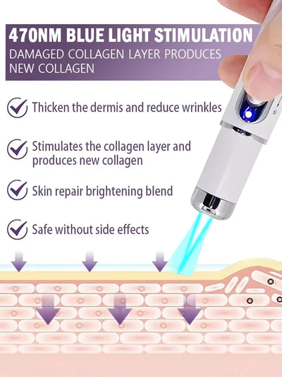 Electronic anti-wrinkle stretching whitening portable beauty care equipment for women and man