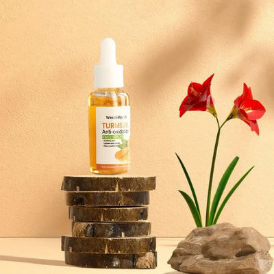 Turmeric Brightening Face Serum+Eye Cream Stick set,Dark Spot Corrector,Hydrating & Moisturizing,fading fine lines skin care set