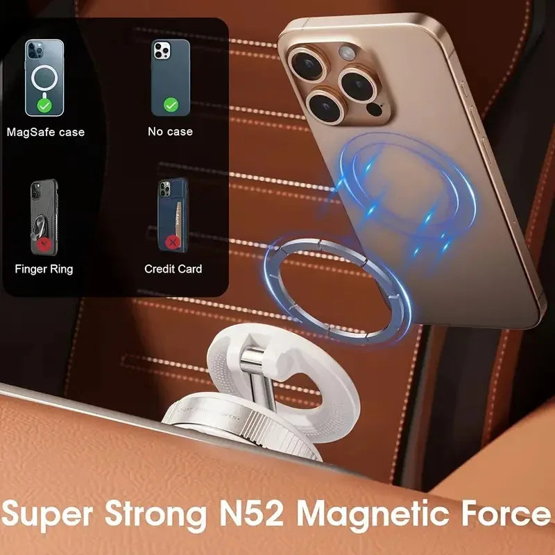 2025 New MagSafe Car Mount [ABS] Magnetic Phone Holder  Car with Strong Magnets 360 °   rotate and Adjustable Phone Car Mount